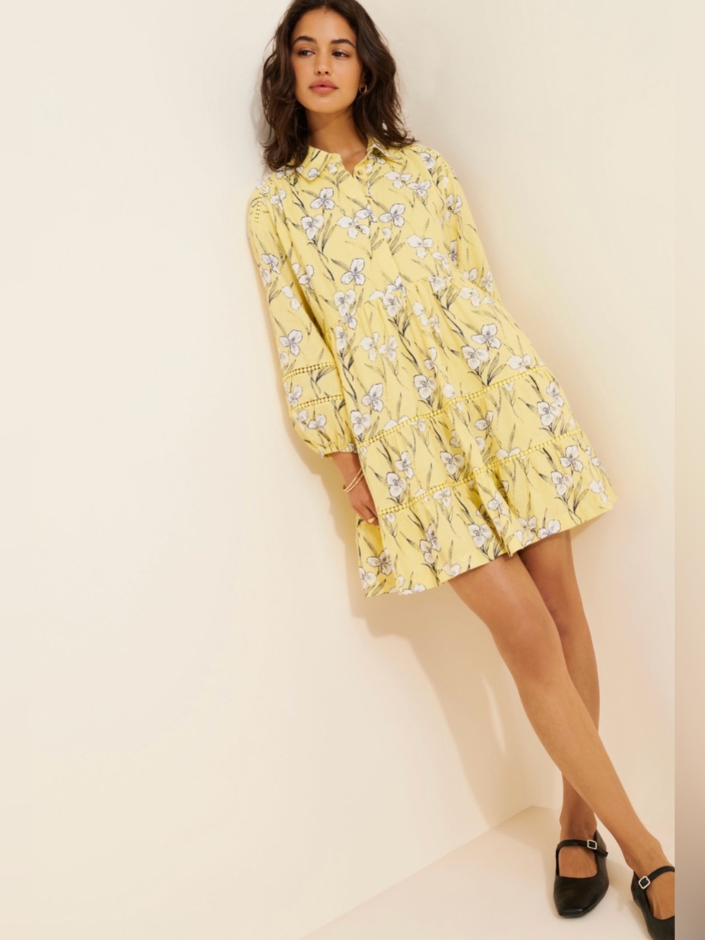 Bettina Ladder Lace Mini Dress